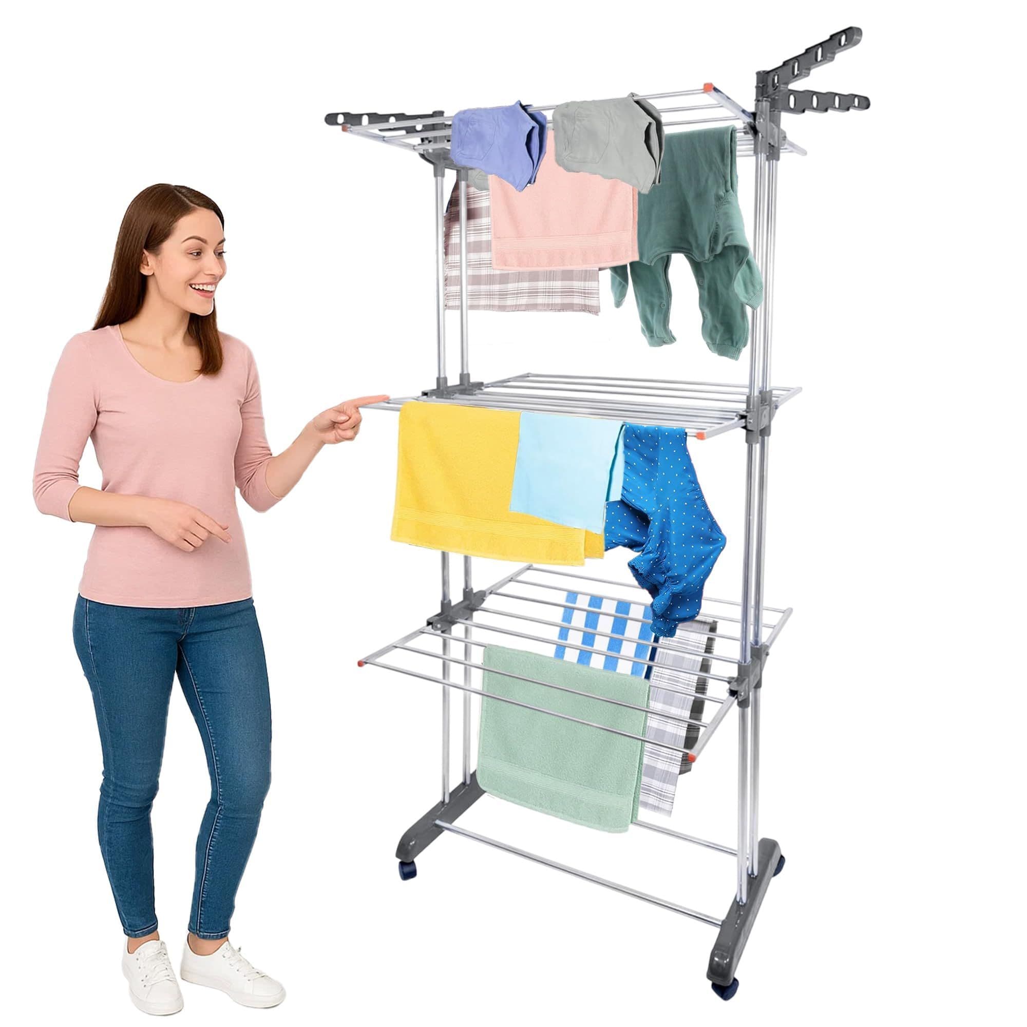 GADDA CO Stainless Steel Cloth Drying Stand